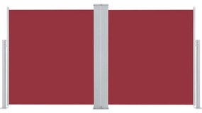 Toldo lateral retrátil 120x600 cm vermelho