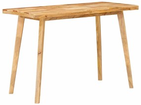 vidaXL Mesa de Jantar Natural 100 x 55 x 75 cm Madeira de manga maciça