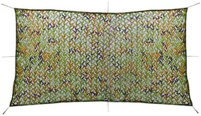 vidaXL Rede de camuflagem com saco de armazenamento 1,5x3 m