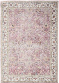 Tapete de pelo curto com padrão ornamental Laury