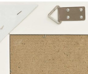 Espelho de parede estilo barroco 50x50 cm branco