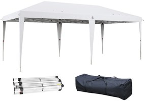 Tenda Dobrável 6x3 Tenda de Jardim Portátil com Bolsa de Transporte Te