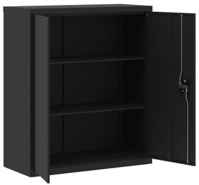 Arquivador 90x40x105 cm aço preto