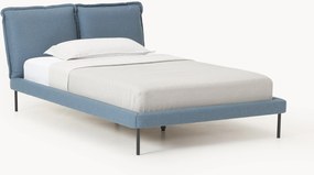 Cama de solteiro estofada Amelia