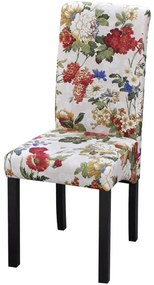 242399 vidaXL Dining Chairs 4 pcs Multicolour Fabric