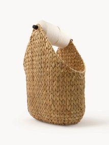 Cesto artesanal com suporte para rolos de papel higiénico Pape