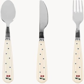 Talheres para crianças Navy Dot, conjunto de 3