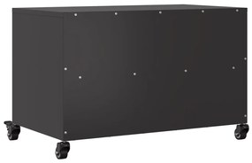 Móvel de TV 68x39x43,5 cm aço laminado a frio preto