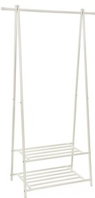 Guarda Roupa metálico 87,5 x 155 x 41 cm branco