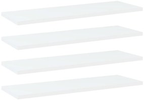 Prateleiras para estante 4 pcs derivados de madeira branco