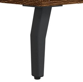 Mesa cabeceira 40x35x47,5cm derivados madeira carvalho castanho