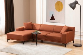 Sofá de Canto Petra – Laranja – 145 x 250 cm