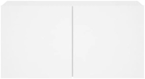 Móvel de parede para TV 80x30x41 cm branco