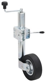 vidaXL Roda macaco p/ reboque c/ braçadeira divisão 60mm aço galvaniz.