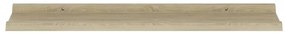 Prateleiras de parede 4 pcs 80x9x3 cm carvalho sonoma