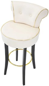 BANCO DE BAR LUXY 46X48X96 CM CREME
