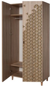 Guarda-roupa Stil – Carvalho Sonoma – 90 cm x 192 cm x 52 cm
