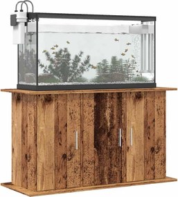 vidaXL Suporte aquário 101x41x58 cm derivados de madeira madeira velha