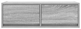 Móveis de TV 2pcs 80x31x25,5cm deriv. madeira sonoma cinzento