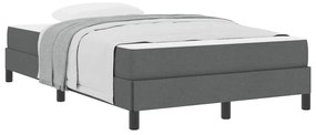 Cama Box Outros Cinzento escuro 120 x 190 cm tecido
