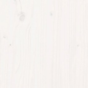 Aparador 111x34x60 cm madeira de pinho maciça branco