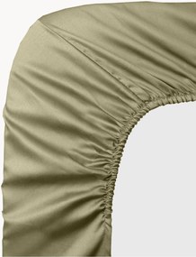 Lençol com elástico em cetim de algodão para boxspring Ava, Alt 50 cm