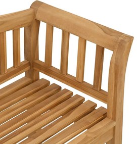 Banco de Jardim 120x53.5x85 cm Madeira Sólida de Teca