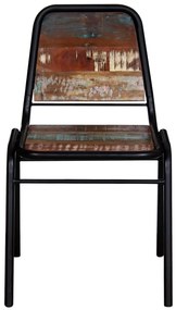 Cadeiras de jantar 4 pcs madeira recuperada maciça