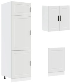 8 peças armário de cozinha conjunto Kalmar branco