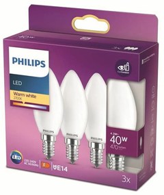 Lâmpada LED Philips 8719514272170 40 W A+ F E14 (2700k) (3 Unidades)