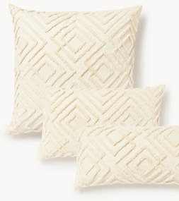 Fronha de almofada em percal de algodão com design tufado Phil