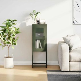 Aparador 36x39x107 cm aço laminado a frio verde-azeitona