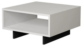 Mesa de Centro Hola – Branco e Antracite – 60x32x60 cm