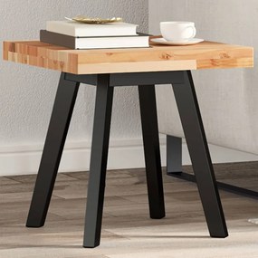 Tampo de mesa quadrado 40x40x4 cm madeira de acácia maciça