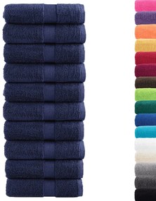 Toalhas bidé premium SOLUND 10pcs 30x50 cm 600gsm azul-marinho