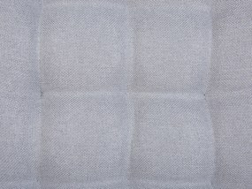 Almofada de assento cinzenta e branca  40 x 40 cm COLOCASIA Beliani