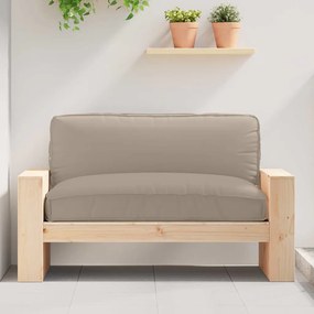 vidaXL Capa de Palete para Assento Taupe 120x80x12 cm Tecido Oxford