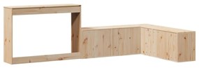 Mesa de cabeceira com secretária 222x107x75 cm pinho maciço
