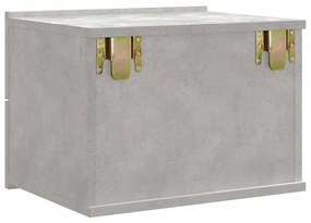 Mesas de cabeceira 2 pcs 40x30x30 cm derivados madeira cinzento
