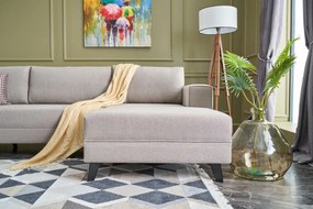 Sofá-Cama de Canto Efsun – Creme – 300x78x202 cm