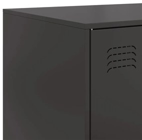 Aparador 99x39x73 cm aço preto