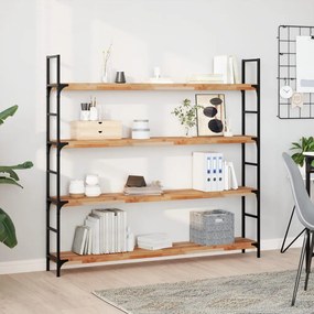 vidaXL Prateleira flutuante 120x20x4cm acácia maciça acabamento a óleo
