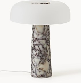 Candeeiro de mesa com base em mármore Carla