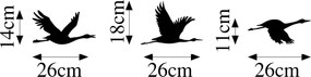 Acessório Decorativo de Parede Migrant Birds – Preto – 14 x 26 cm, 18