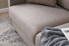 Sofá de 2 Lugares Eva – Creme – 155 cm x 82 cm x 90 cm