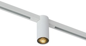 Foco moderno branco para sistema de calha monofásico GU10 35mm - Slimline Nubee Honey Moderno