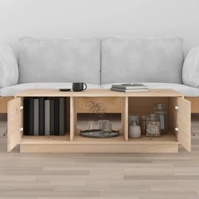Mesa de centro 100x50x35 cm pinho maciço