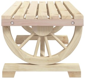 Mesa de centro para jardim 90x50x40 cm madeira de abeto maciça