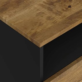 Mesa de cabeceira madeira de mangueira maciça/derivados madeira