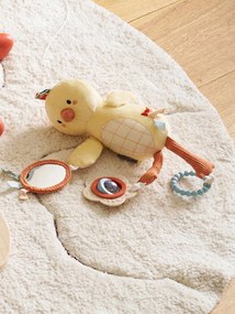 Peluche de atividade para pendurar amarelo